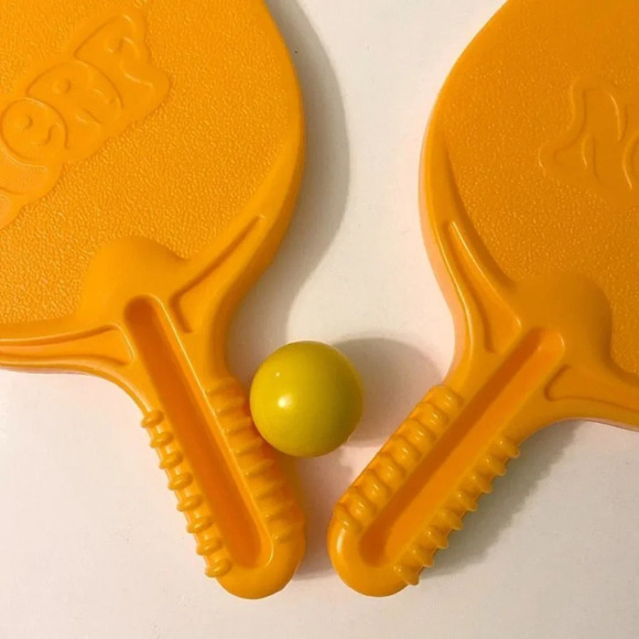 Vintage 1987 Nerf Ping Pong Table Tennis With Instructions and Original Box - Picture 12 of 12